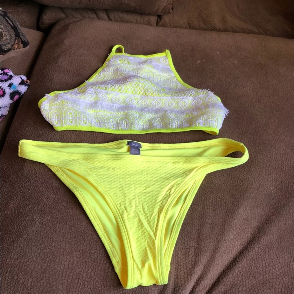 Two piece bathing suit